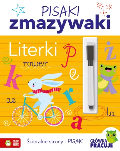 Okładka: Pisaki zmazywaki. Literki