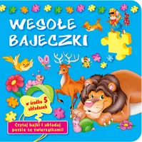 Okładka: Książka z puzzlami. Wesołe bajeczki