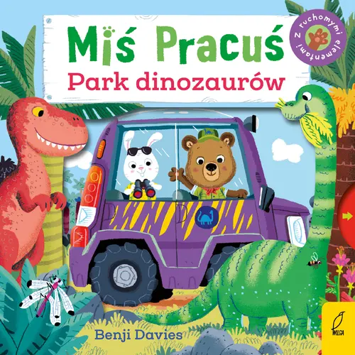 Okładka: Miś Pracuś. Park dinozaurów