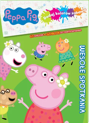 Okładka: Peppa Pig. Dodaj kolorów zabawie. Kolorowe przygody