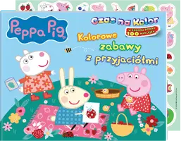 Okładka: Peppa Pig. Czas na kolor. Kolorowe zabawy z przyjaciółmi