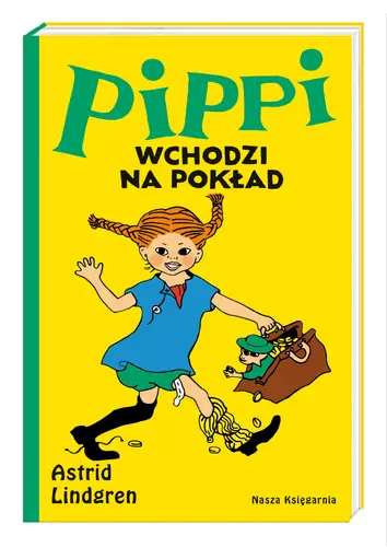 Okładka: Pippi wchodzi na pokład