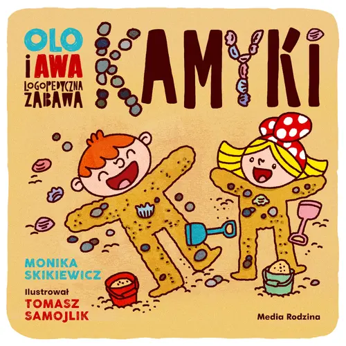 Okładka: Olo i Awa. Logopedyczna zabawa. Kamyki