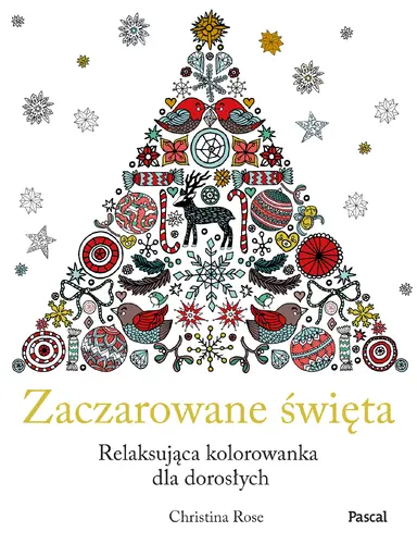 Okładka: Zaczarowane Święta. Relaksująca kolorowanka dla dorosłych