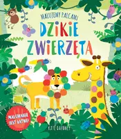 Okładka: MALOWANIE PALCAMI  Dzikie zwierzęta