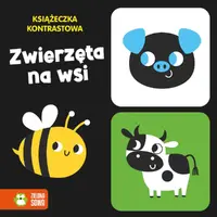 Okładka: Książeczka kontrastowa. Zwierzęta na wsi