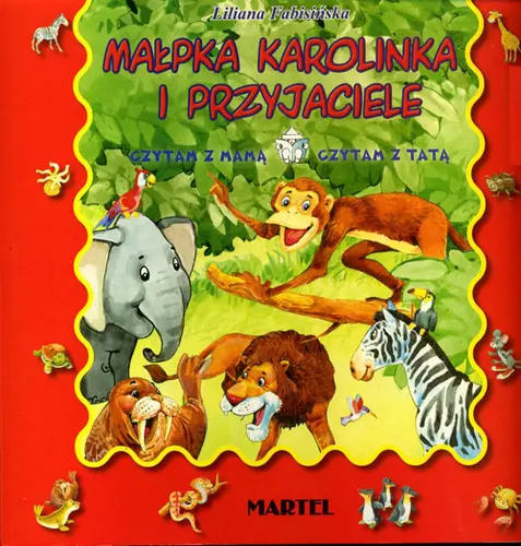 Okładka: Małpka Karolinka i przyjaciele