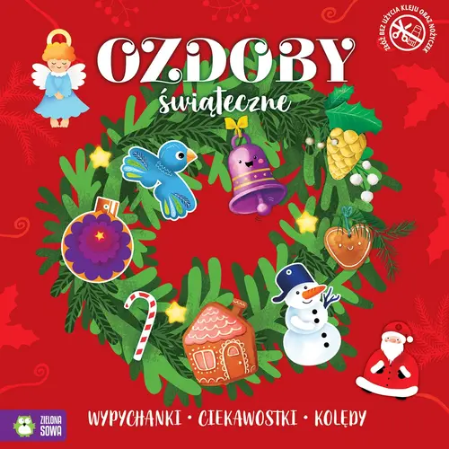 Okładka: Świąteczne wypychanki. Ozdoby świąteczne