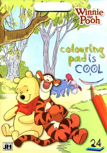 Okładka: COLORING PAD A4 - Kubuś Puchatek