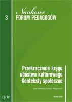 Okładka: Przekraczanie kręgu ubóstwa kulturowego. Konteksty społeczne