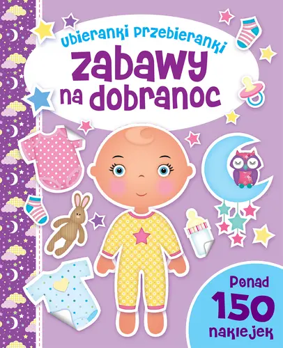 Okładka: Zabawy na dobranoc. Ubieranki przebieranki