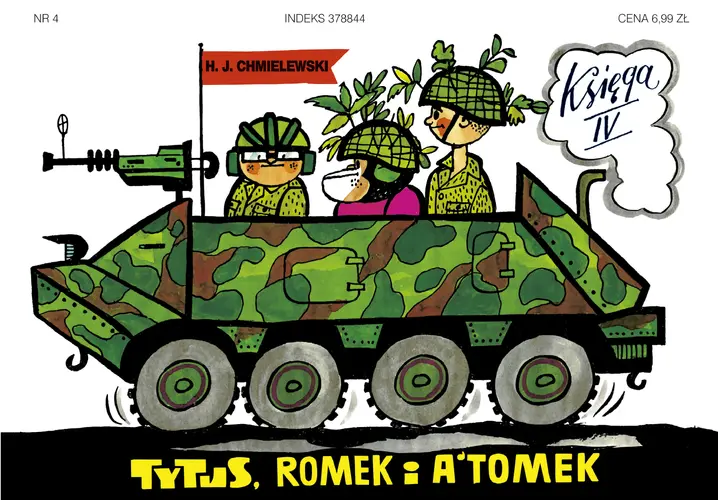 Okładka: Tytus, Romek i A'Tomek - Księga 4