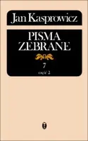 Okładka: Pisma zebrane T. VII część 2