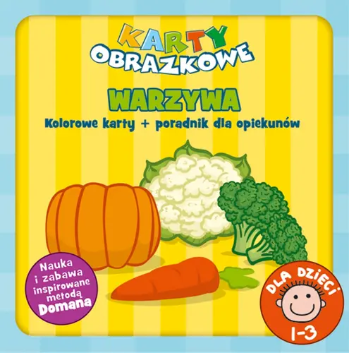 Okładka: Karty obrazkowe dla dzieci - Warzywa