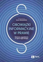 Okładka: Obowiązki informacyjne w prawie.