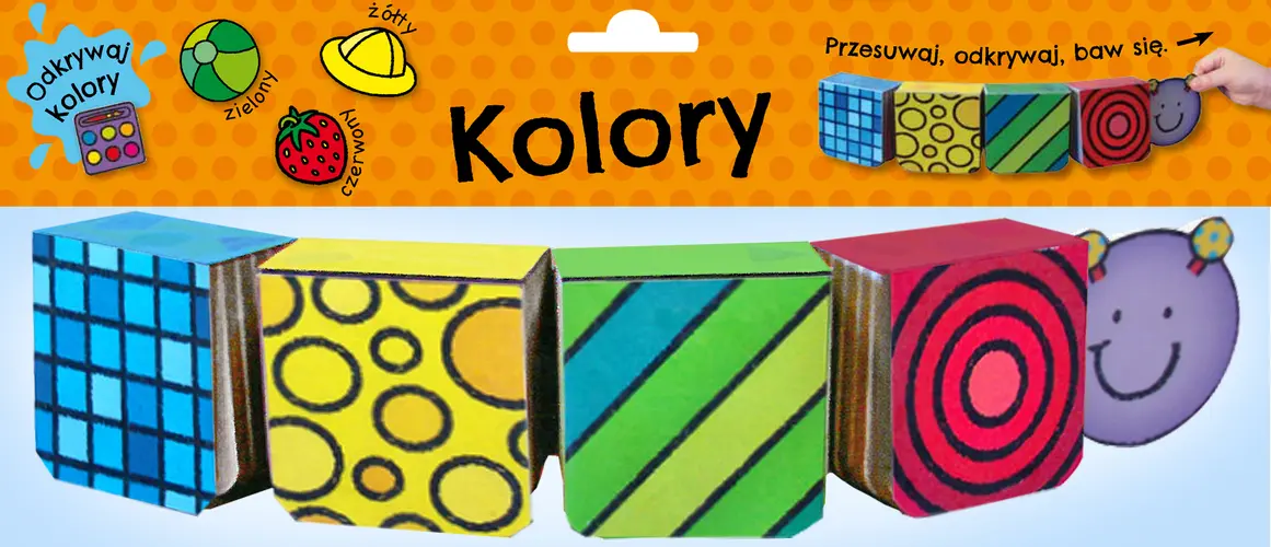 Okładka: Kolorowe gąsienice. Kolory