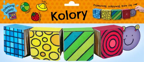 Okładka: Kolorowe gąsienice. Kolory