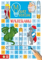 Okładka: Mądry dzieciak. Wykreślanki
