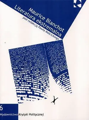 Okładka: Maurice Blanchot - literatura ekstremalna
