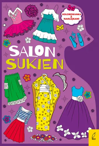 Okładka: Kolorowanki. Salon sukien