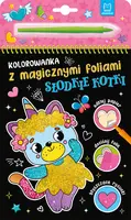 Okładka: Kolorowanka z magicznymi foliami. Słodkie kotki