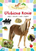Okładka: Album z naklejkami- Ulubione konie