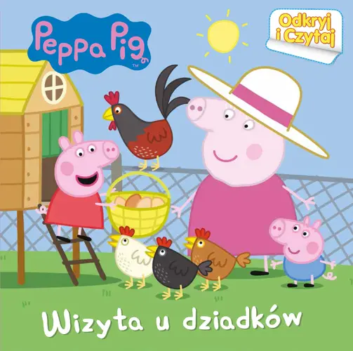 Okładka: Peppa Pig Odkryj i czytaj Wizyta u dziadków