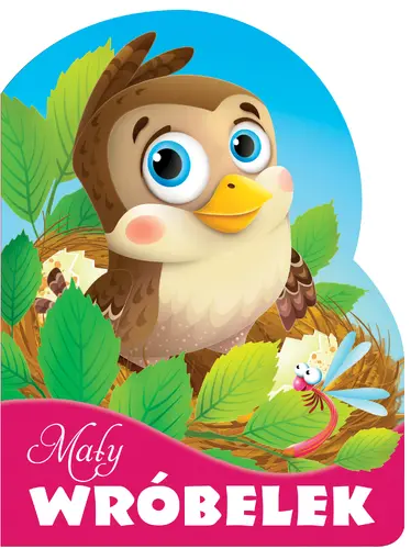 Okładka: Mały wróbelek. Wykrojnik