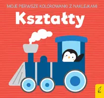Okładka: Moje pierwsze kolorowanki z naklejkami. Kształty