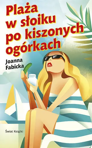 Okładka: Plaża w słoiku po kiszonych ogórkach