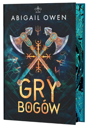 Okładka: Gry bogów. Twarda z barwionymi brzegami.