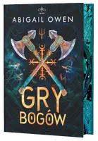 Okładka: Gry bogów. Twarda z barwionymi brzegami.