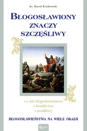 Okładka: Błogosławiony znaczy szczęśliwy