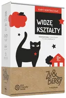Okładka: Widzę kształty. Karty kontrastowe 0 miesięcy+