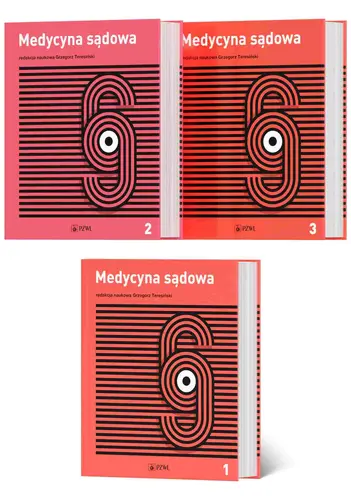 Okładka: Medycyna sądowa. Tom 1-3