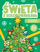 Okładka: Święta z kolorowankami. Kolorowa gwiazdka