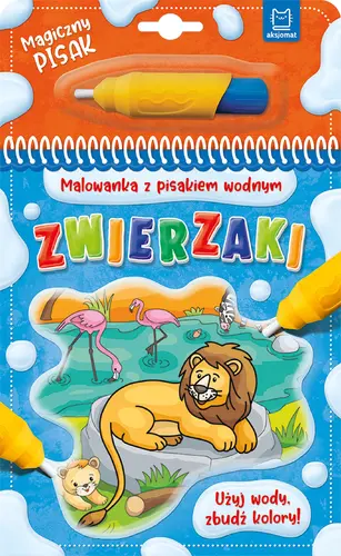 Okładka: Malowanka z pisakiem wodnym. Zwierzaki