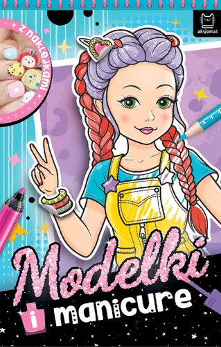Okładka: Modelki i manicure. Z naklejkami