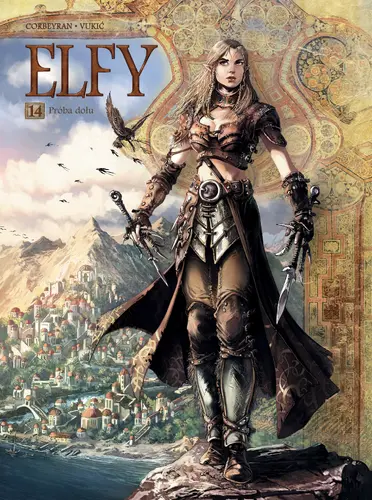 Okładka: Świat Akwilonu. Elfy. Tom 14. Próba dołu