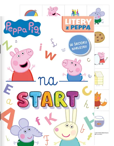 Okładka: Peppa Pig. Na start… 6. Litery z Peppą