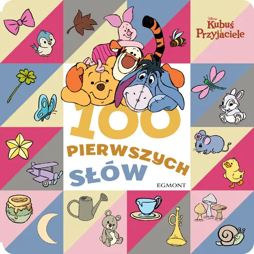 Okładka: Kubuś i przyjaciele. 100 pierwszych słów