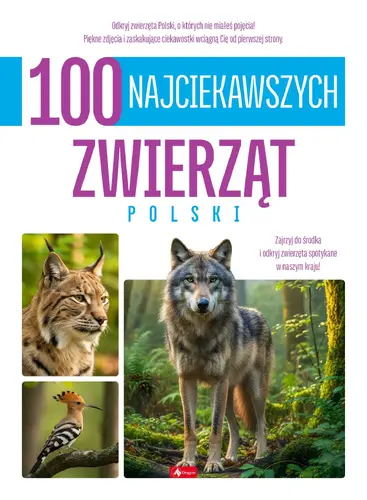 Okładka: 100 najciekawszych zwierząt Polski