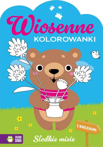 Okładka: Wiosenne kolorowanki. Słodkie misie