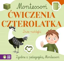 Okładka: Montessori. Ćwiczenia czterolatka