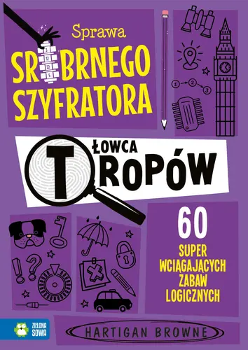 Okładka: Łowca tropów. Sprawa srebrnego szyfratora