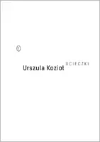 Okładka: Ucieczki