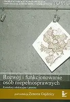 Okładka: Rozwój i funkcjonowanie osób niepełnosprawnych. Tom 3