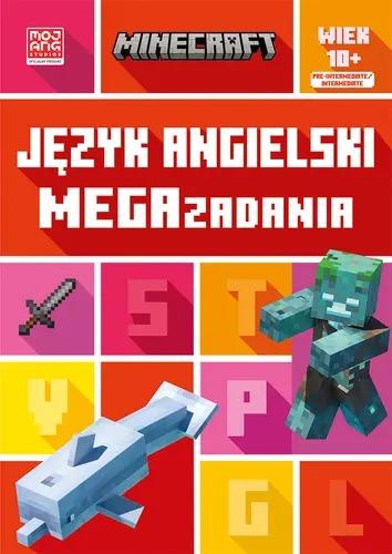 Okładka: Minecraft. Język angielski. Megazadania 10+