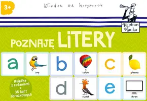 Okładka: Kapitan Nauka - Poznaję Litery