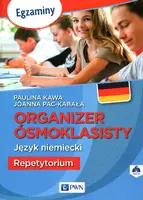 Okładka: Organizer Ósmoklasisty. Język niemiecki. Repetytorium